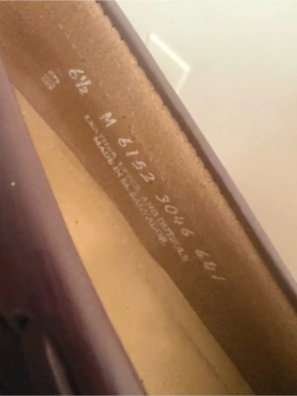 G.H. Bass & Co. polished leather
